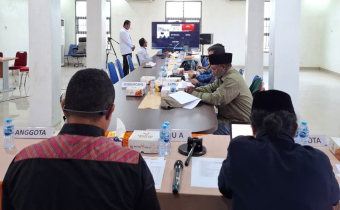 Suasana Ruang Rekapitulasi DPB Triwulan 1 Tahun 2026 Kabupaten Mimika